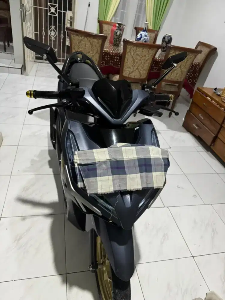 Honda all new vario 125 special edition, biru, pajak on, lengkap