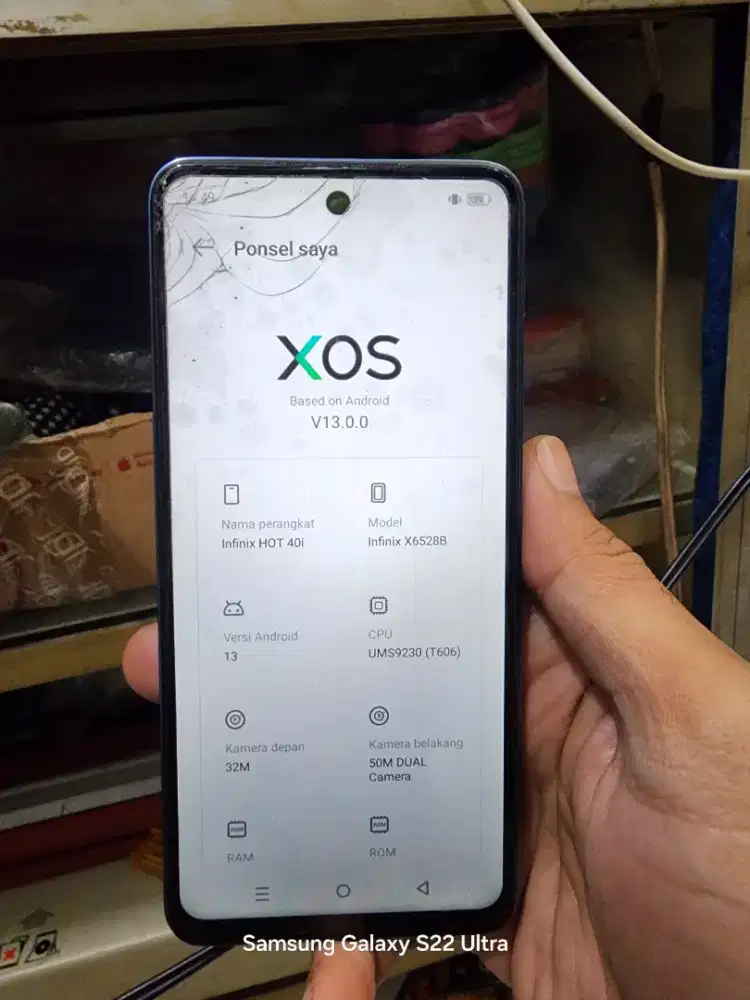 Infinix hot 40i 8+256gb original no kw