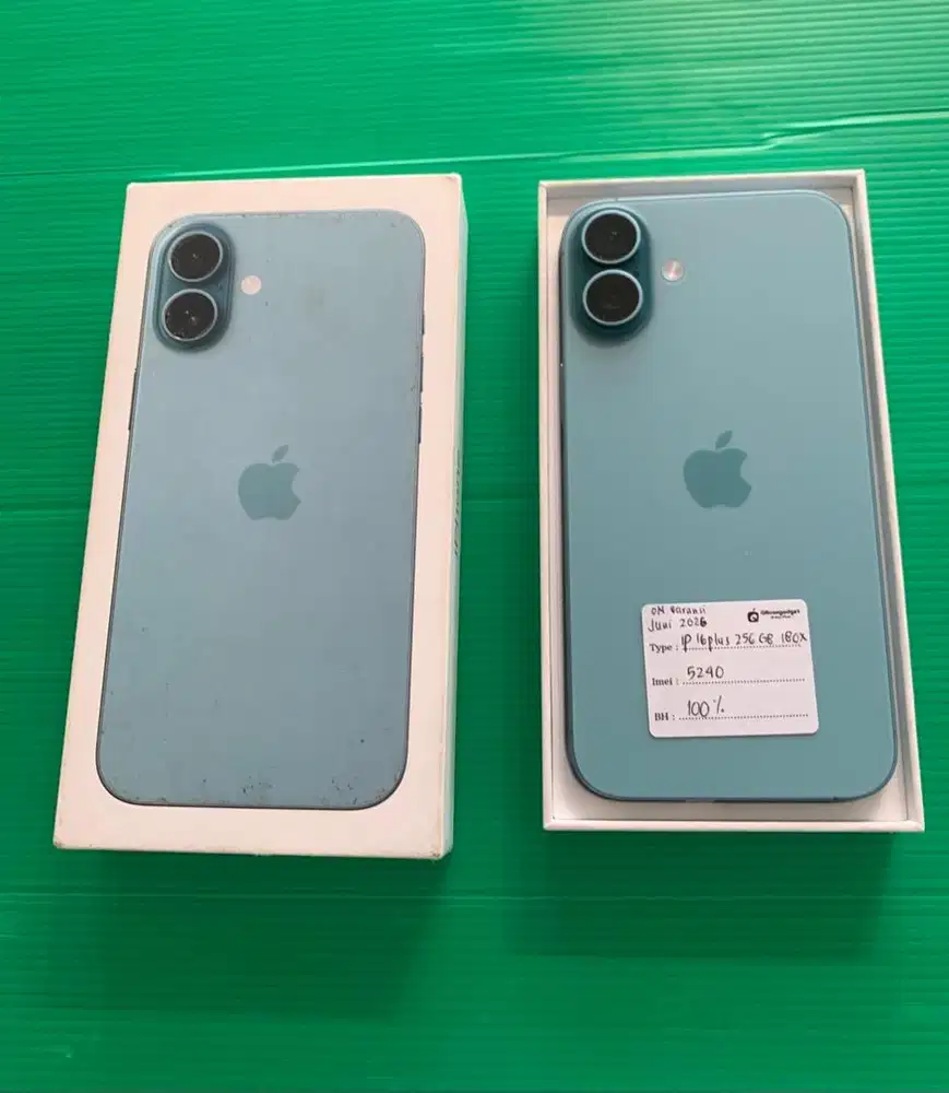 IPHONE 16 PLUS 256GB EX IBOX ON GARANSI