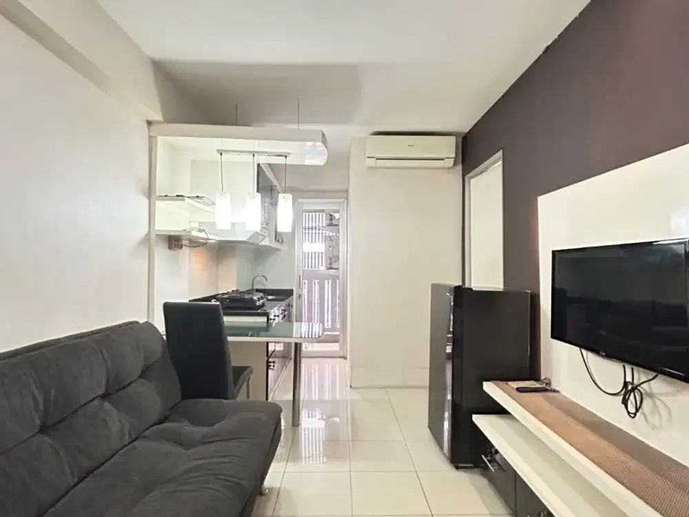 Apartemen Green Bay Pluit 2 BR Renov 1 BR Besar Fully Furnished!