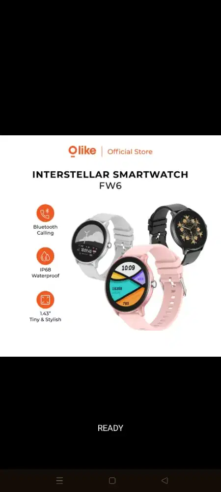 Smartwatch Olike FW6