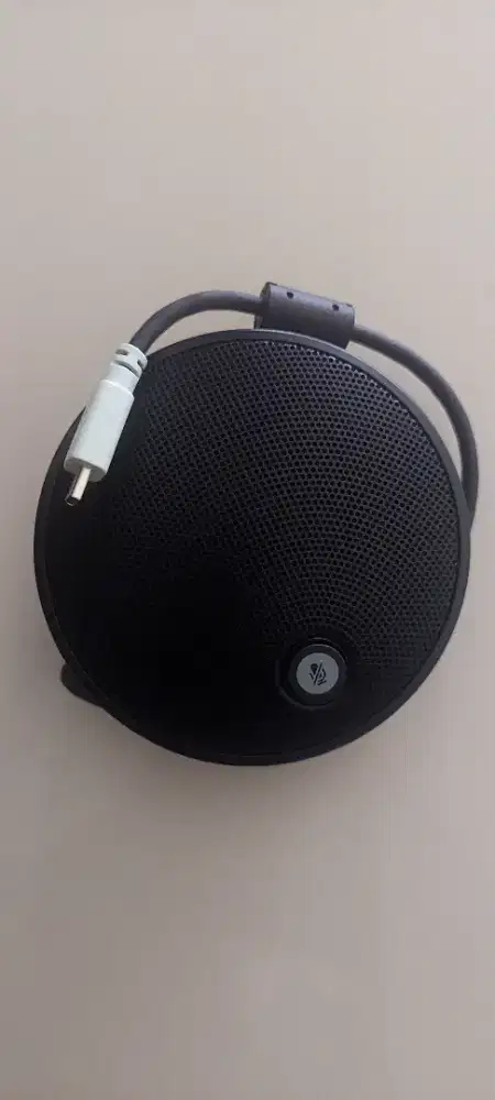 Microphone expantion untuk video zoom conference merk logitech