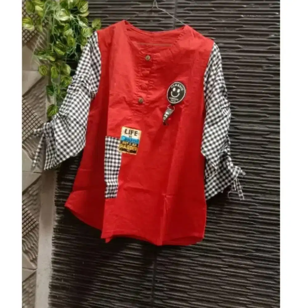 Atasan/blouse wanita lengan panjang