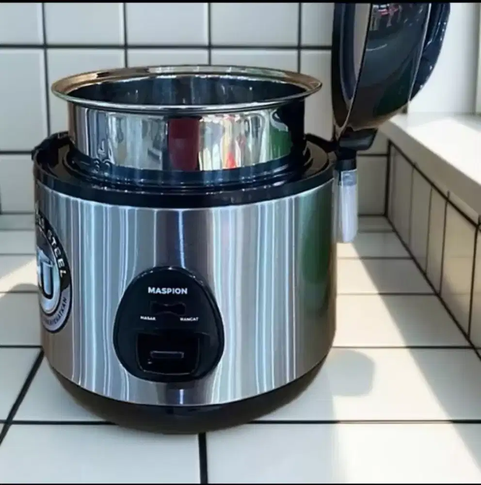 rice cooker maspion 1,6 liter lengkap