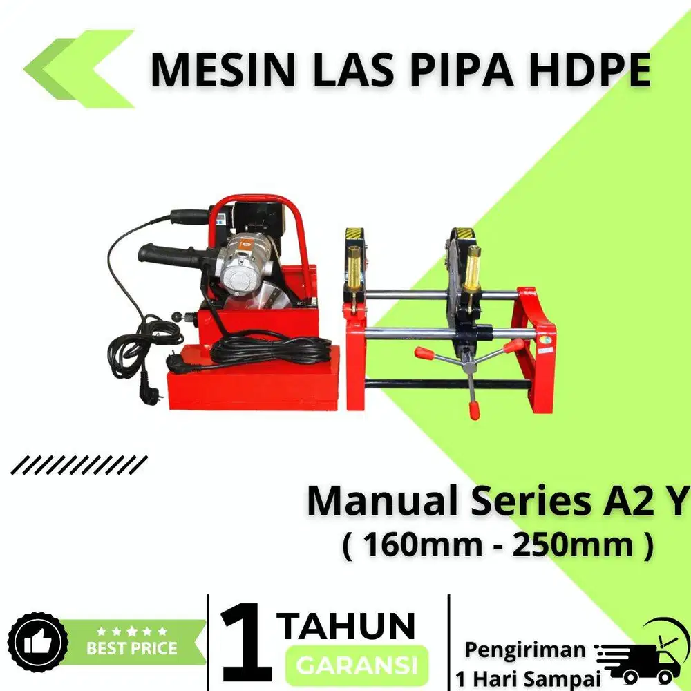 Toko Mesin Las Pipa Hdpe 200mm Manual A2 Y Butt Fusion