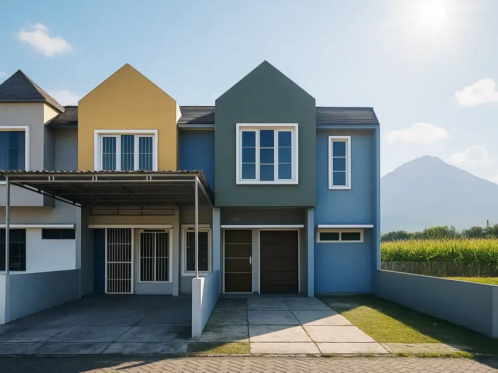 Rumah 2 Lantai Murah SHM IMB Split, Posisi Hook Strategis Pakis Malang