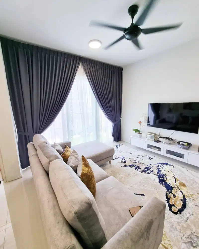 Jual Gorden Blackout Pasang Skat Klinik Hordeng Pintu Gordyn Vitrase