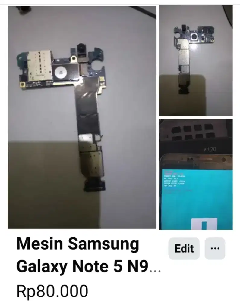 Mesin samsung Note 5 hidup download mode