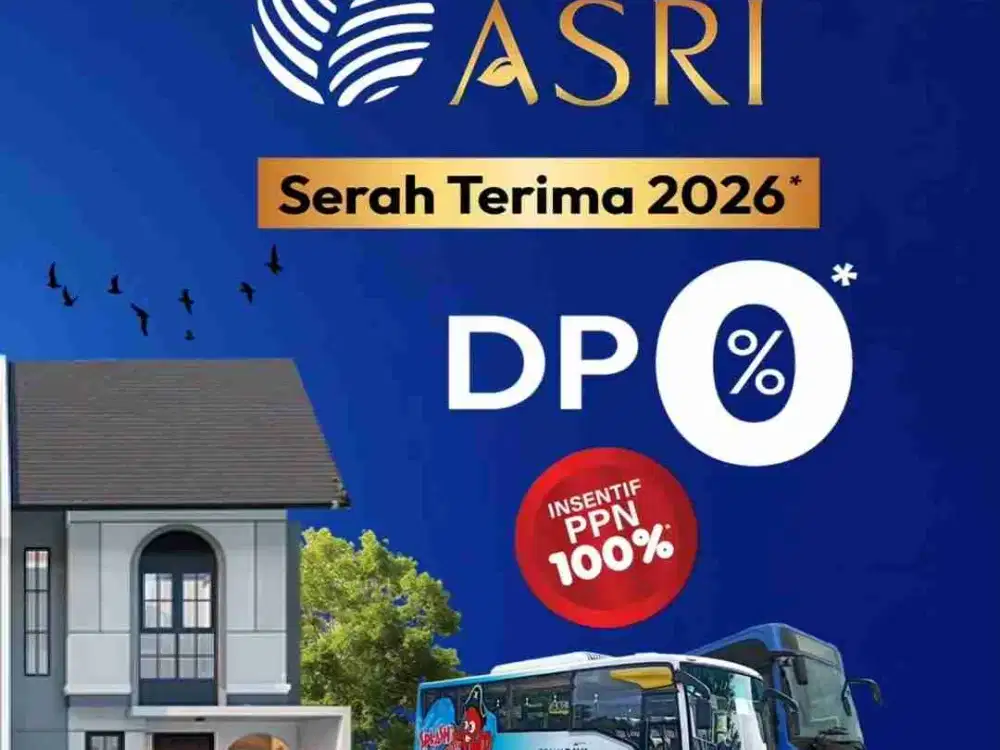 Cluster PINANG ASRI Graha Raya Rumah DP 0% Lokasi di Jalan Utama