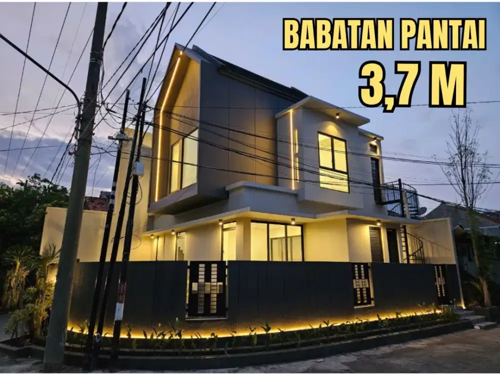 ‼️BEST DEAL‼️BARU GRESS RUMAH HOOK MEWAH BABATAN PANTAI SUTOREJO MULYOSARI MULYOREJO KENJERAN MODERN SCANDINAVIAN