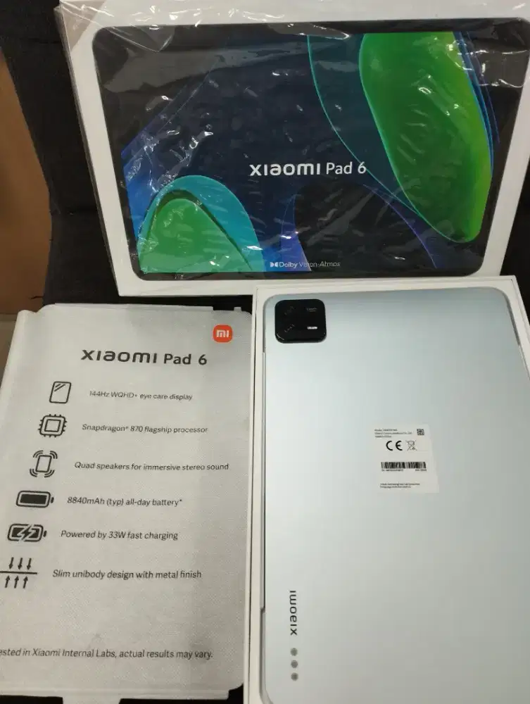 Xiaomi PAD 6 ram 8/256 wifi only