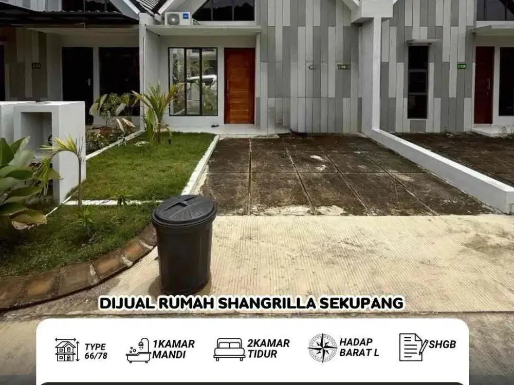 Dijual Rumah Shangrila Tanjung Pinggur Sekupang