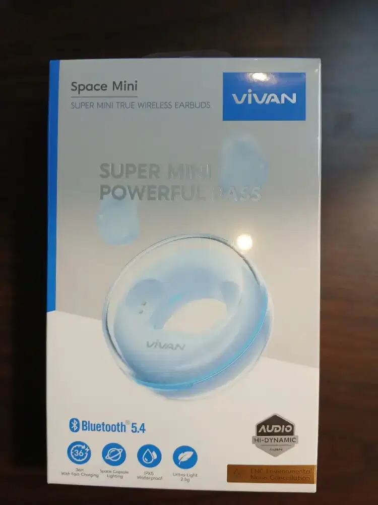 VIVAN Space Mini TWS Bass Up Bluetooth 5.4 Low Latency 38MS Gaming