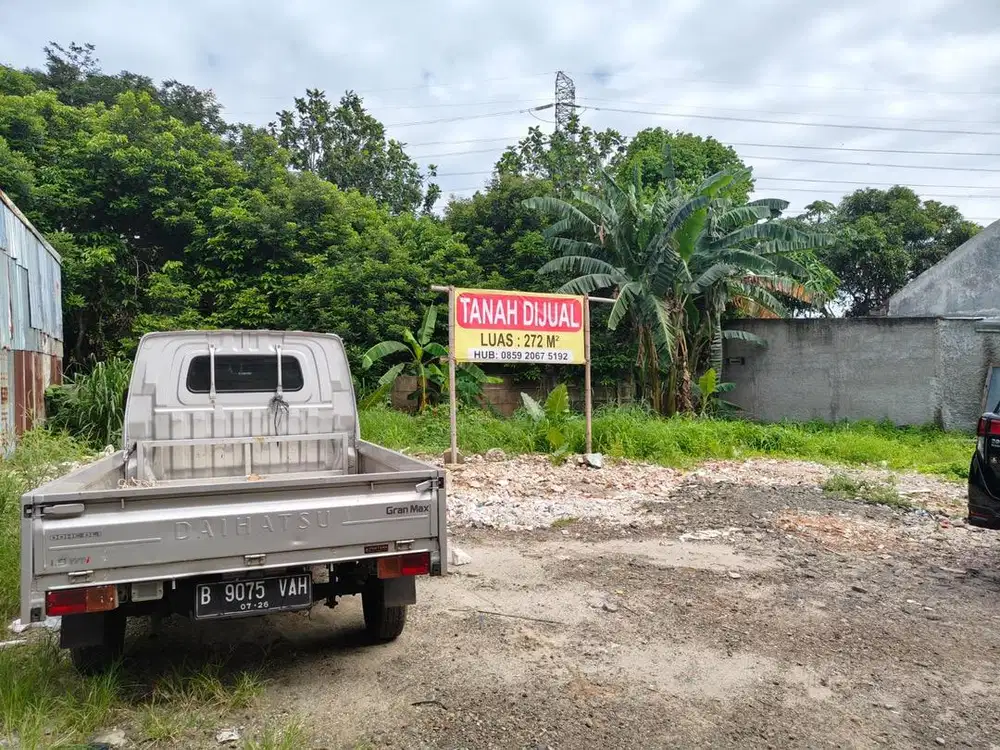 Tanah Murah 272m² Dekat Jalan Raya – Rawa Kalong Gunung Sindur
