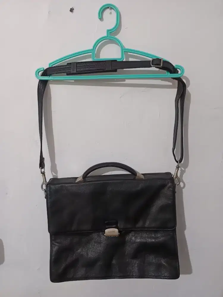 Tas selempang kantor Picard kulit asli