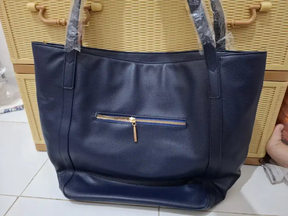 Tas Tote Bag Bellezza Biru Navy