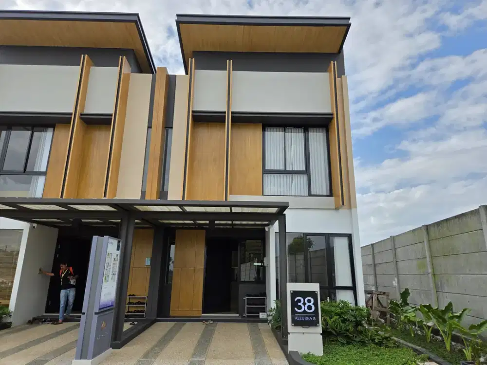 RUMAH 2 LANTAI DEKAT TOL DI TANGERANG DEKAT BANDARA MODERN MINIMALIS