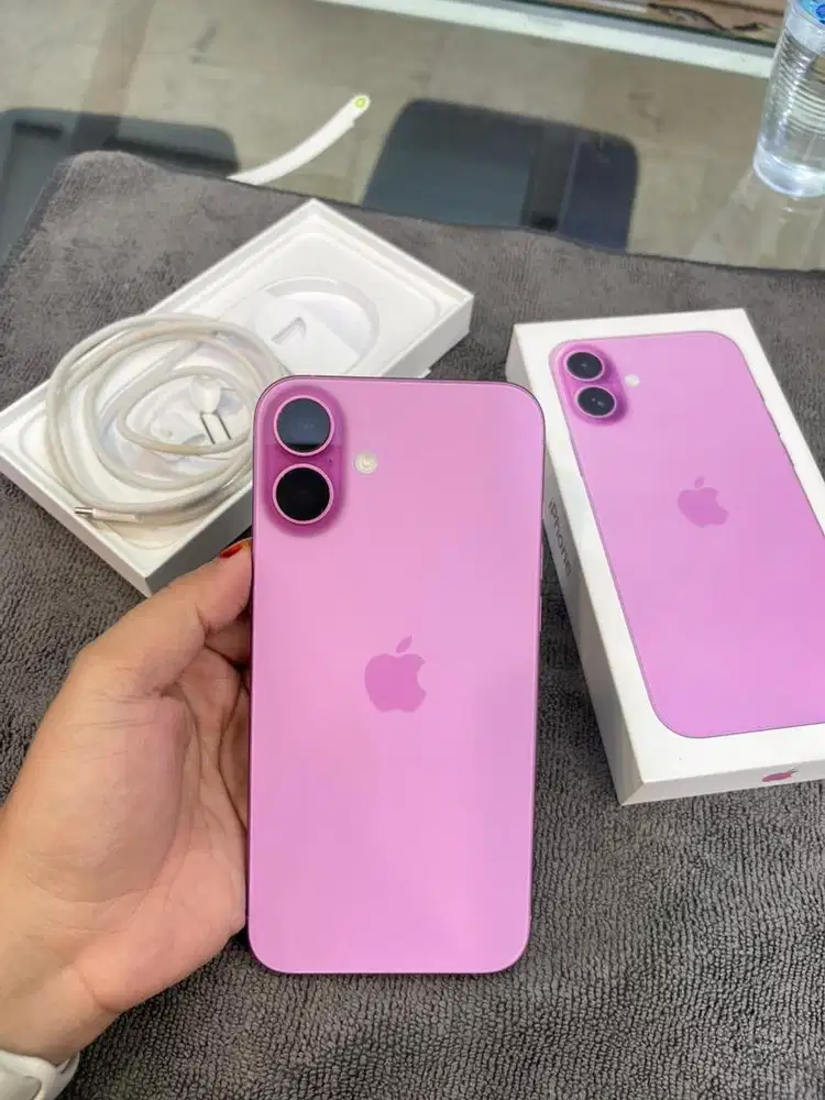 Iphone 16plus 256 pink Ibox On september 2026 fullset