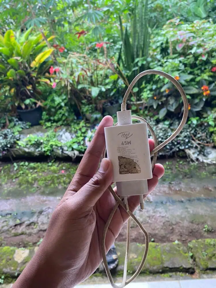 Charger original copotan infinix itel 45w