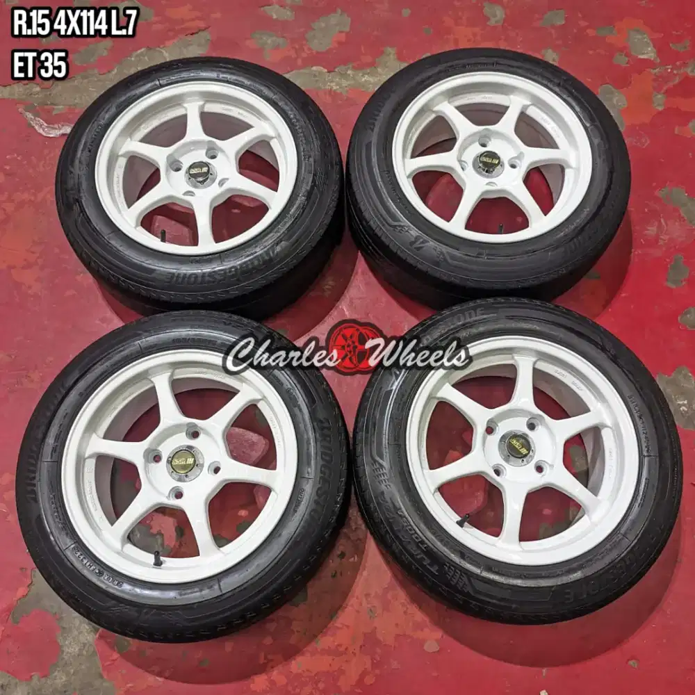 VELG SSR PUTIH R15 MULUS