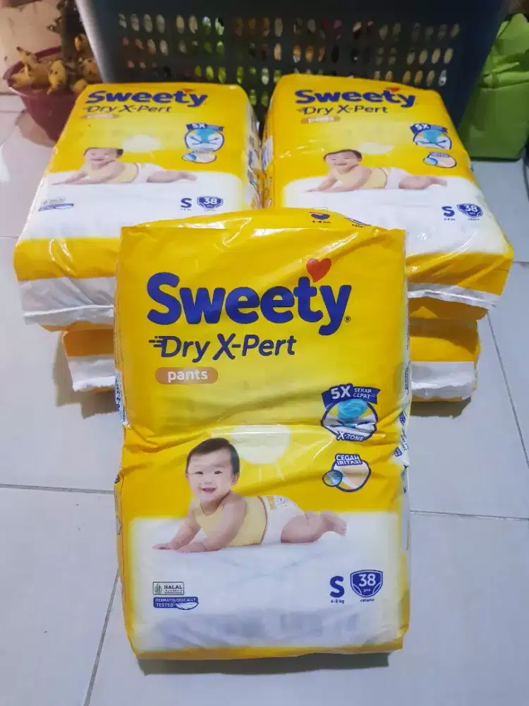 Pempers celana ukuran S & M sweety bronze