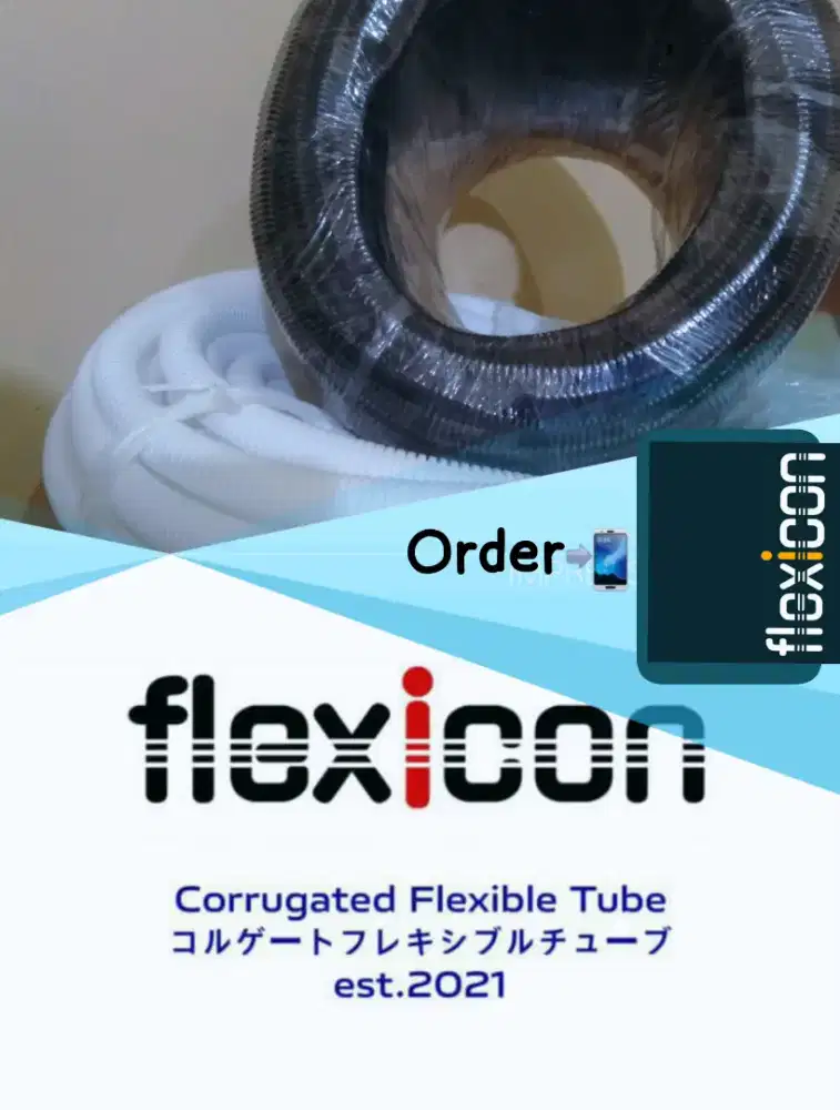 Selang fleksibel AC akuarium uk. panjang / selang kabel / flexible