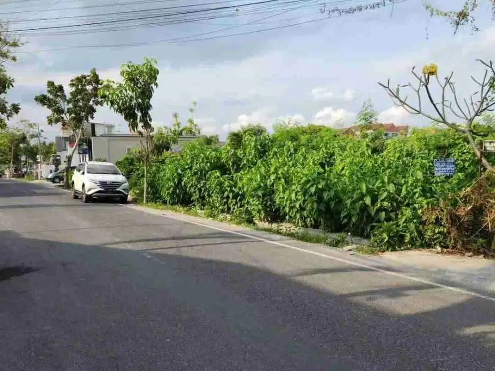 JUAL TANAH PREMIUM JLN PEMELISAN AGUNG BERAWA  PINGGIR JLN UTAMA DEKAT PANTAI BERAWA CANGGU