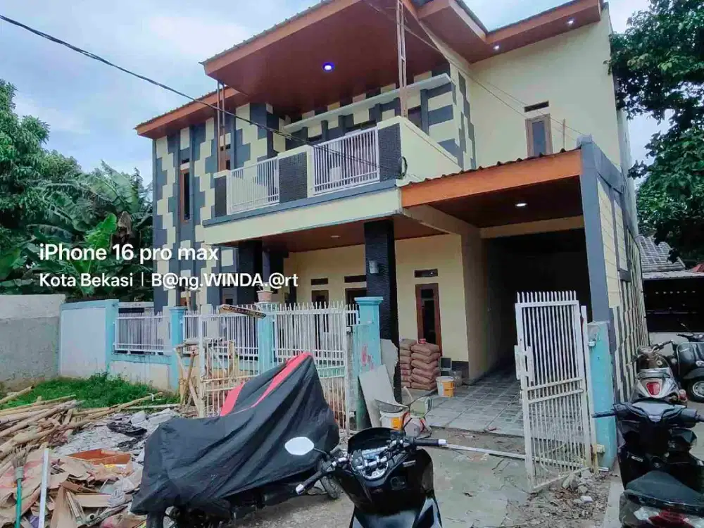 rumah mewah 2 lantai murah dkt tol grand wisata mustika jaya Bekasi kota
