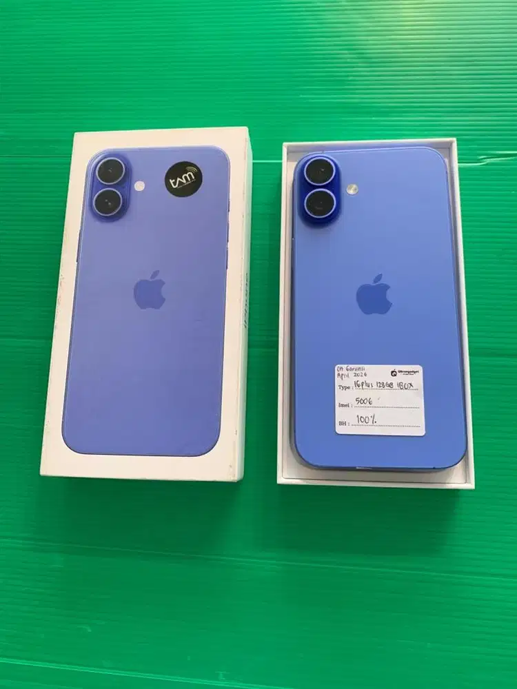 IPHONE 16 PLUS 128GB EX IBOX ON GARANSI