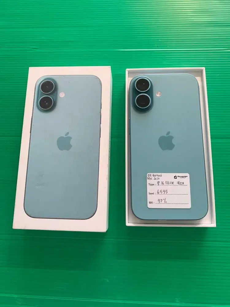 IPHONE 16 128GB EX IBOX ON GARANSI