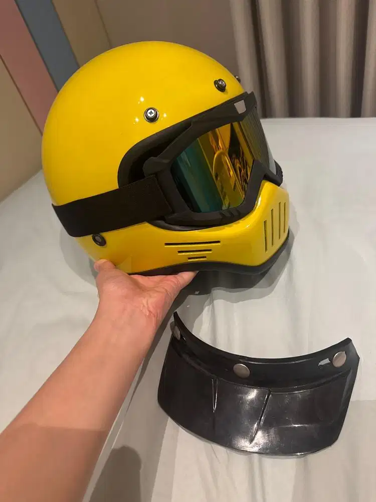 HELM CUSTOM CAKIL M30 RETRO CLASIC FULL FACE