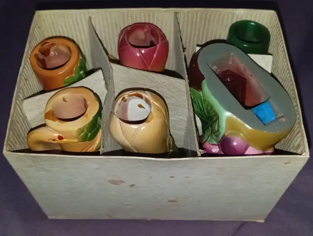 Rautan Pensil Vintage 1960 Keramik