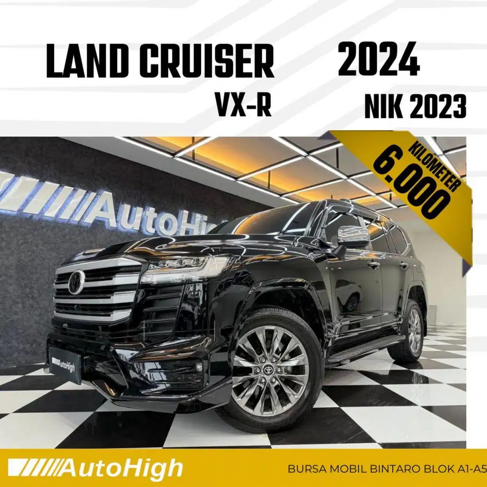 DP10% [Km6.000] Land Cruiser VXR 2023 Black / GR Reg 2025 #AUTOHIGH
