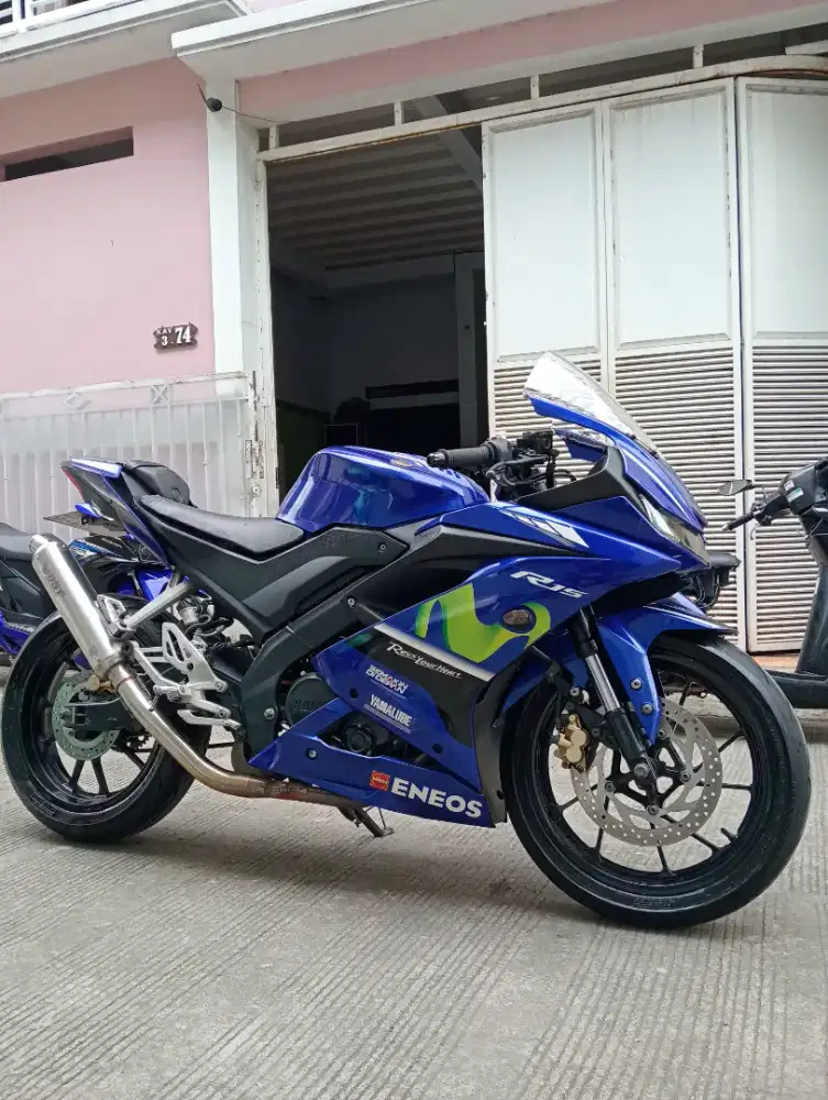 Yamaha R15 V3 tahun 2018 ss lengkap