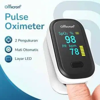 Fingertip Pulse Oximeter Alat Ukur Saturasi Oksigen Darah