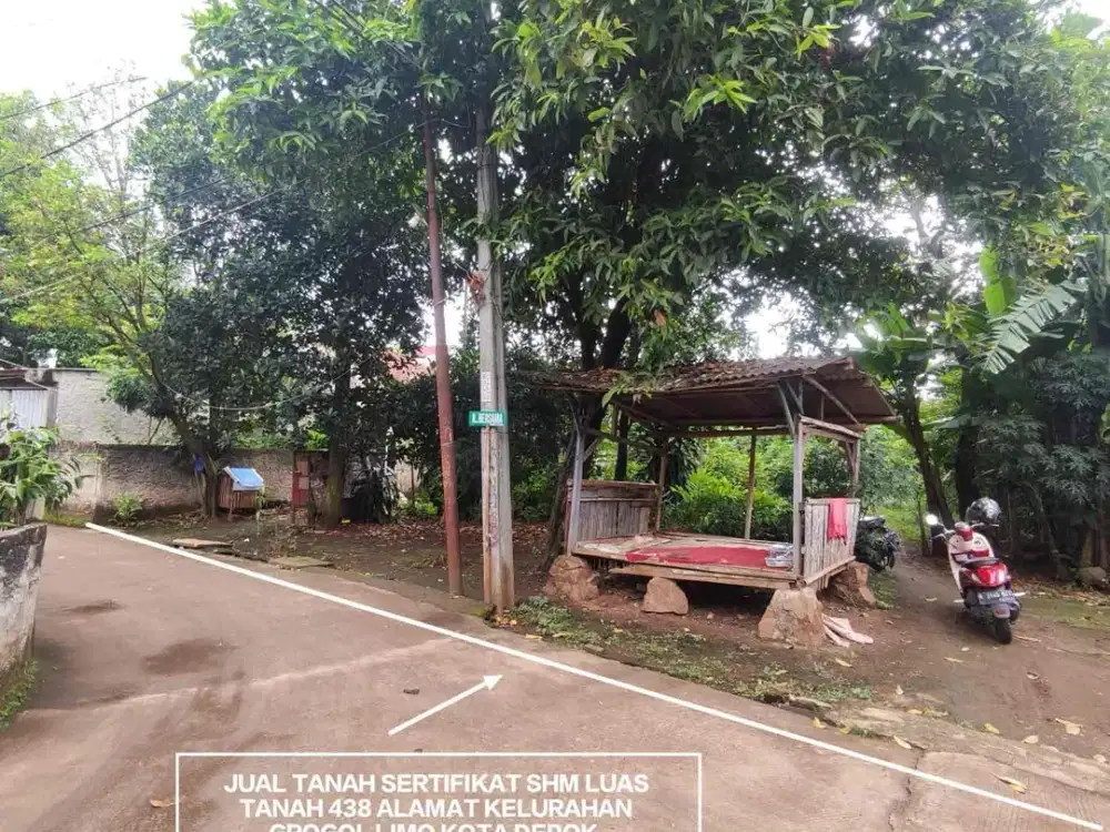 TANAH MURAH SUDAH SHM LOKASI DI KELURAHAN KECAMATAN LIMO KOTA DEPOK