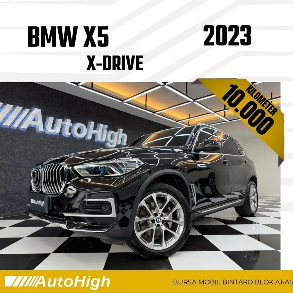 DP10% [Km10.000] X5 7Seater 2023 Black / M-Sport Reg 2024 #AUTOHIGH