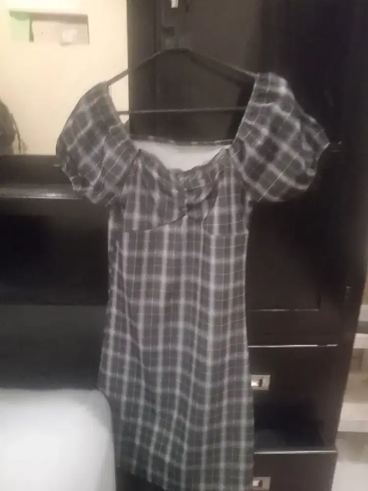 -preloved tartan dress by 99koutlets