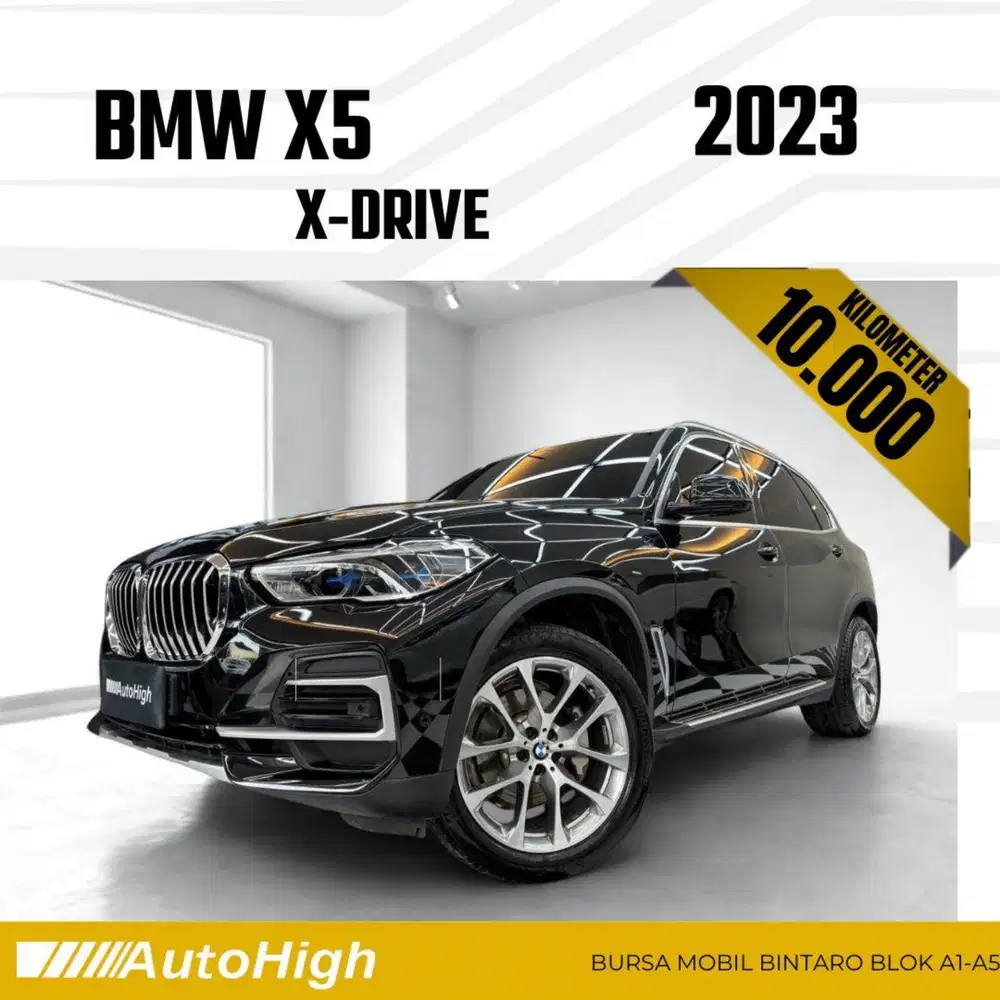DP10% [Km10.000] X5 7Seater 2023 Black / M-Sport Reg 2024 #AUTOHIGH