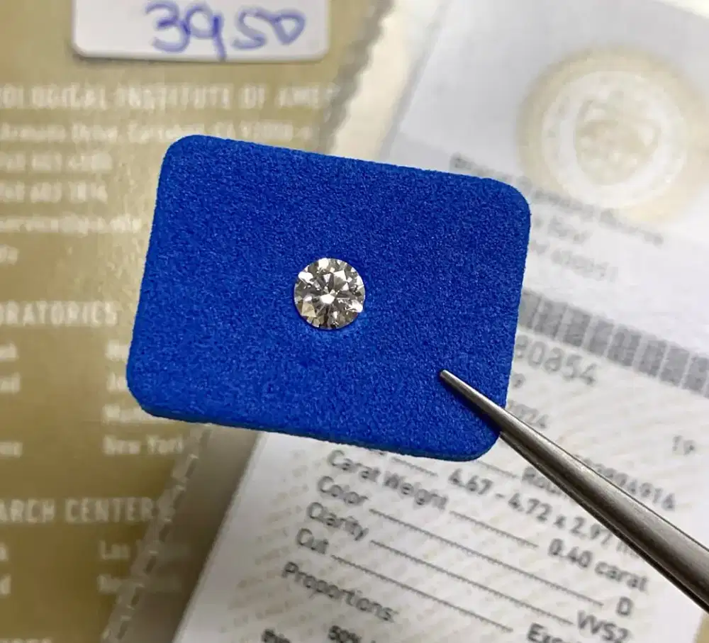 Berlian eropa 0,47 crat