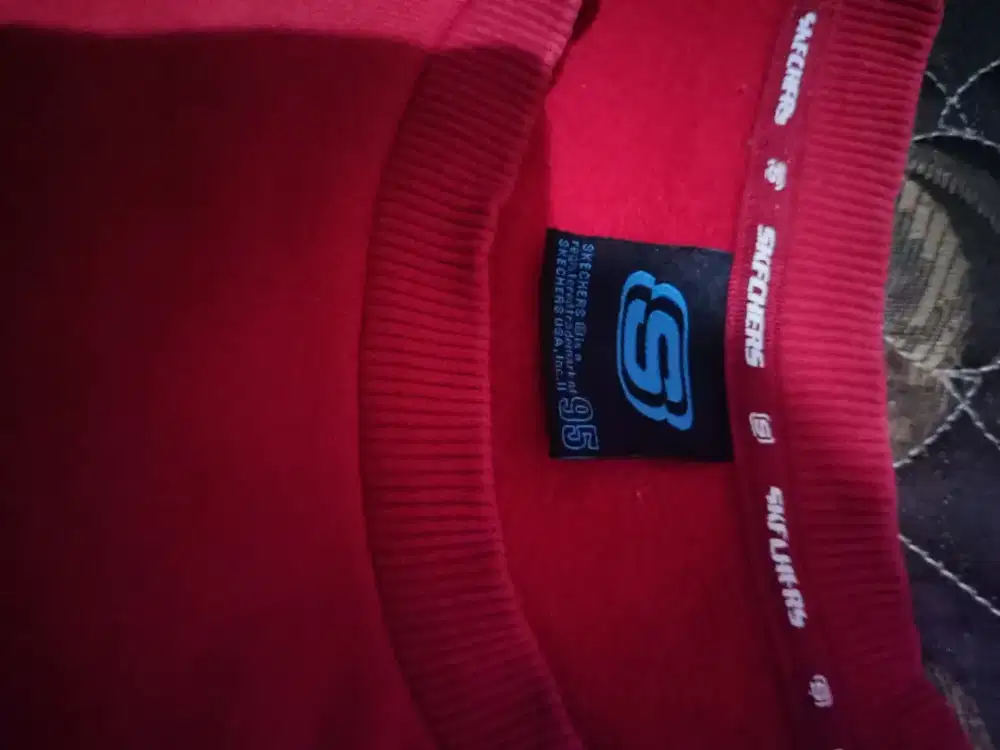 Crewneck SKECHERS Red Second Branded ORIGINAL