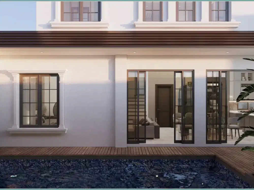 DIJUAL RUMAH MEWAH ATTIC ROOM DAN KOLAM RENANG