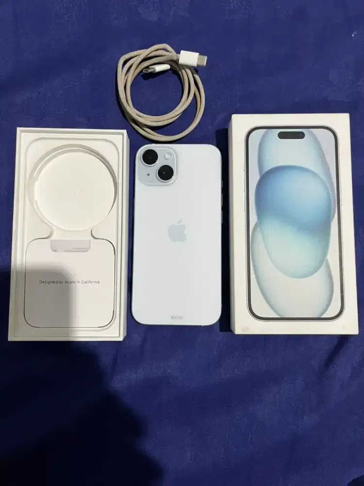 Iphone 15 128gb blue iBox garansi on