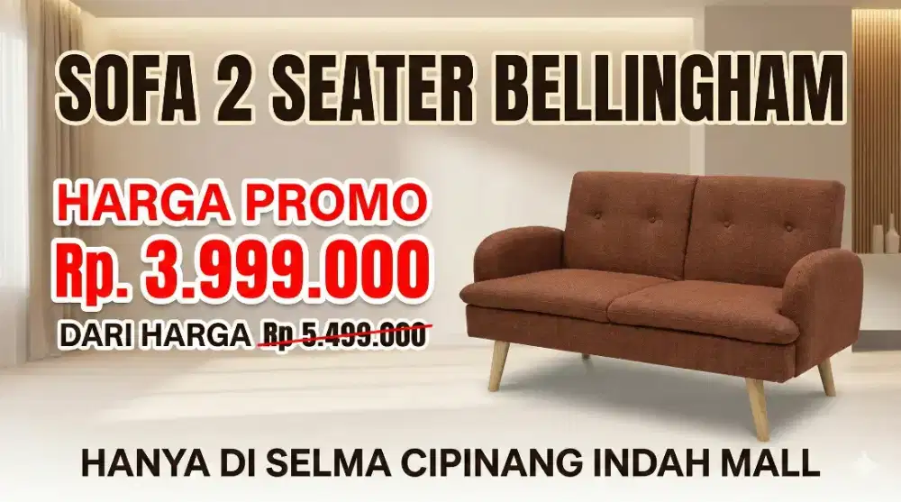 Promo Sofa 2 Dudukan