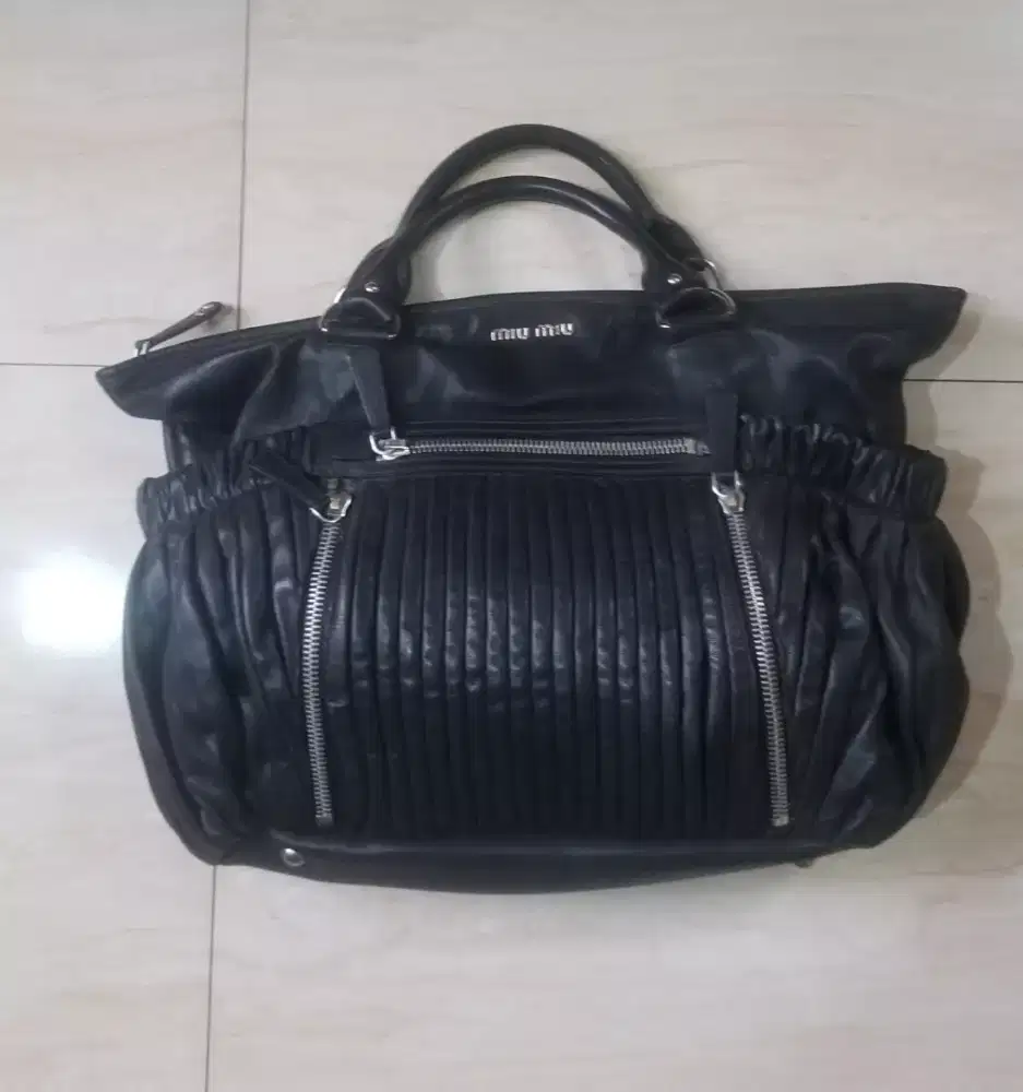 Miu miu vitello leather handbag original