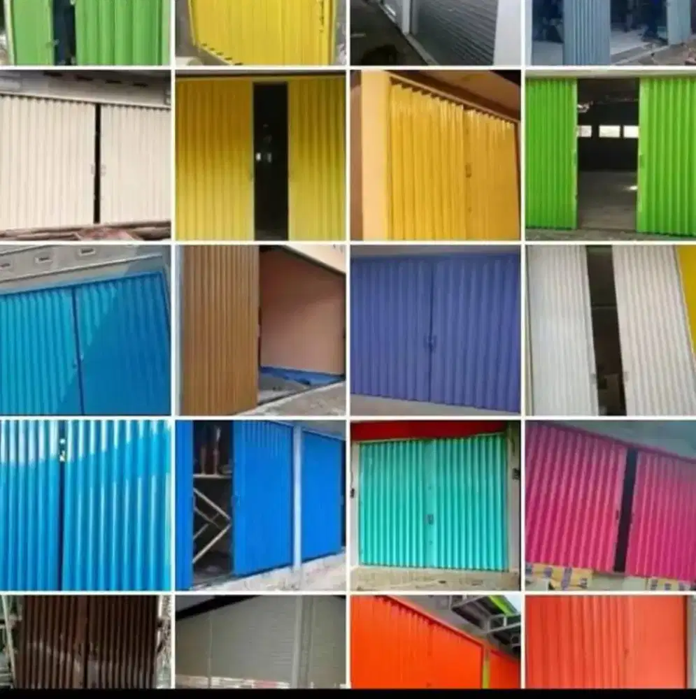 Folding gate rolling door murah bisa 575