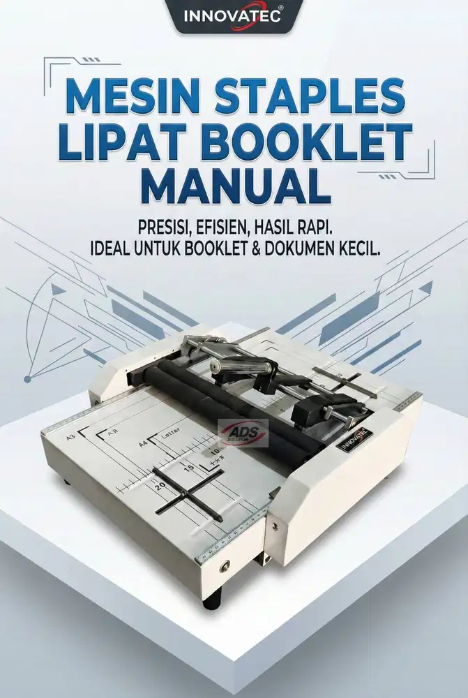 MESIN STAPLES LIPAT BOOKLET MANUAL PALING PRAKTIS