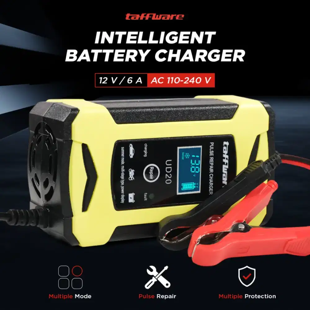 Taffware Charger Aki Mobil Intelligent Battery Charger 12V 6A