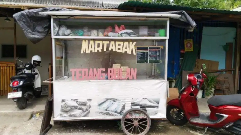 Jual rombong martabak lengkap