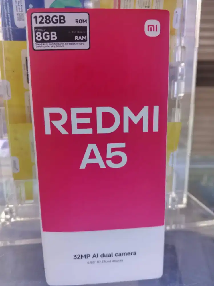 jual Xiaomi redmi A5 ram 4+4/128gb grs msh 11bulan lbh like new nettt